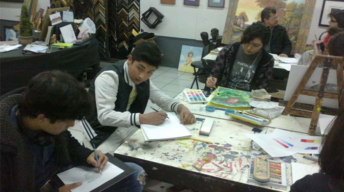 Clases de pintura para niños